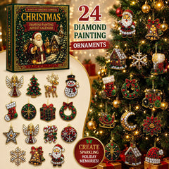 24 Days of Sparkle – Christmas Diamond Painting Advent Calendar Ornament Kit