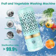 Wireless Fruit & Vegetable Cleaner | 99.9% Sterilization Produce Wash
