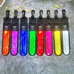 LED Backpack Safety Light, Rechargeable Glowing Hanging Light with USB Cable