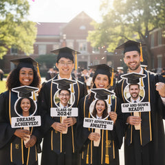 Custom Vintage Photo Graduation Gift - Personalized Graduation Fan