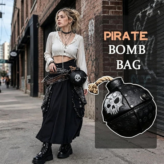Pirate Bomb Bag - Halloween Skull Bomb Handbag