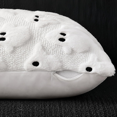 two 18 in ghost throw pillow covers in plush polyester - product photo 3 of 5