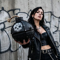 Pirate Bomb Bag - Halloween Skull Bomb Handbag