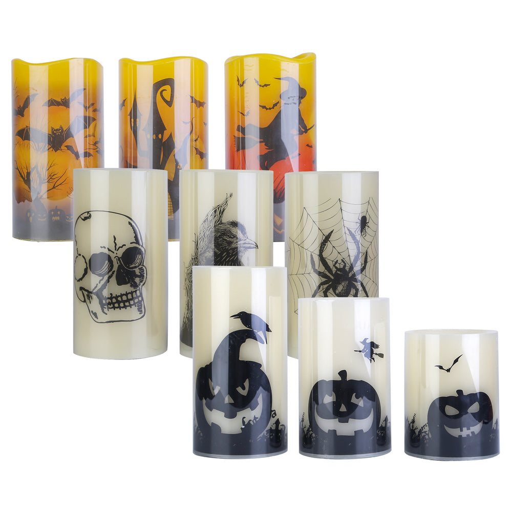 three flameless paraffin candle lamps with a timer - product photo 9 of 12