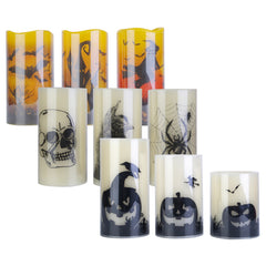 three flameless paraffin candle lamps with a timer - product photo 9 of 12
