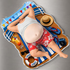 Cruise Vibes & Ocean Views– Personalized Father's Day Funny Gifts For Dad, Grandpa