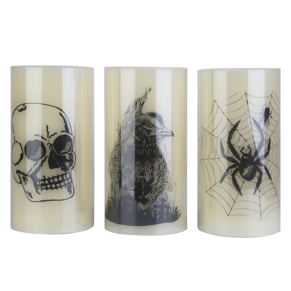 three flameless paraffin candle lamps with a timer - product photo 10 of 12
