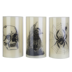 three flameless paraffin candle lamps with a timer - product photo 10 of 12