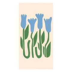 Abstract Boho Floral Matisse-Inspired Beach Towel