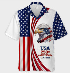USA 250th Anniversary 1776‑2026 Eagle American Flag Patriotic Shirt