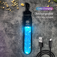 LED Backpack Safety Light, Rechargeable Glowing Hanging Light with USB Cable