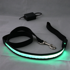 USB rechargeable LED dog leash, a safety light for night walking dog chain, suitable for all sizes of pets
