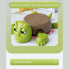 Surprise Pop-up Turtle Prank Cup Coaster, Funny Scare Toy