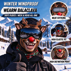Funny Realistic Face Ski Mask