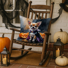 chihuahua puppy halloween throw pillow with insert - product photo 3 of 8