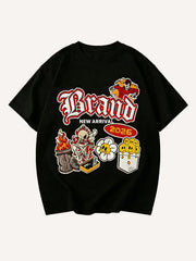 Hellfire On Sale This Winter Print Short Sleeve
