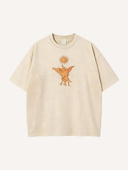 Even the Stars Despise You Printed Washed Short Sleeve
