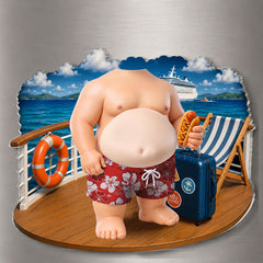 Living the Deck Life- Personalized Fridge Magnet