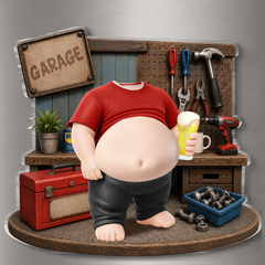 Garage Legend at Work– Personalized Father's Day Funny Gifts For Dad, Grandpa