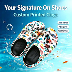 Customize your Content insect and flower slippers, customize printed lightweight outdoor one-piece shoes