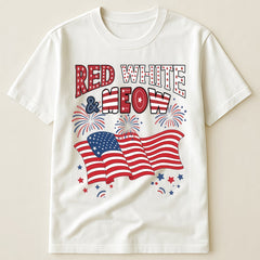 Red White Meow - Personalized Shirt