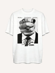 Vintage Mobster Fist & Suit Graphic T-Shirt