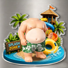 Living the Splash Life- Personalized Fridge Magnet