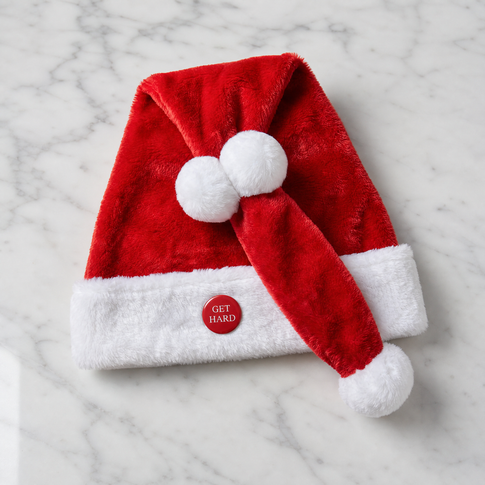 Bouncy wiggly tail Christmas hat - product photo 1 of 4