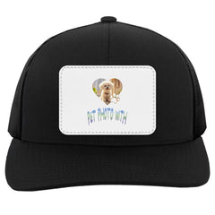 Pet Photo with name in Gradient Finish Cap