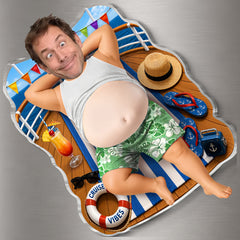 Cruise Vibes & Ocean Views– Personalized Father's Day Funny Gifts For Dad, Grandpa