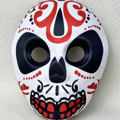 Halloween Skull Digital Printing Face Mask for Costume Party Dance Mask