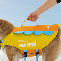 Summer dog life jacket with super buoyancy dog swimming suit for small, medium and large-sized dogs Golden retriever swimming