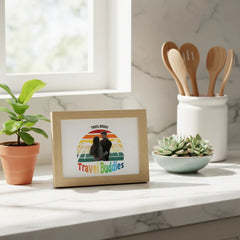 Travel Buddies Wooden Framed