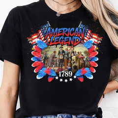 Personalized "Spirit of 76" America 250th Anniversary Shirt - Custom Name Patriotic Commemorative Apparel