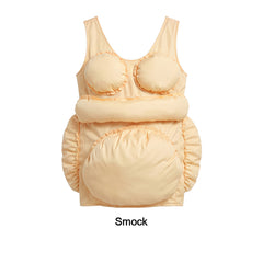 Fake Belly Fat Suit, One Second Chubby Body Costume Vest, Funny Inflated Body Suit for Halloween Cosplay Party Prank