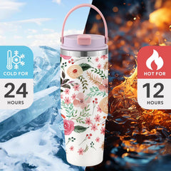 "First My Mother, Forever My Friend" Floral Coffee Mug - Heartfelt Gift