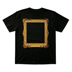 Custom DIY Photo Print T-Shirt - Personalized Name & Message Tee, Memorable Gift for Classmates