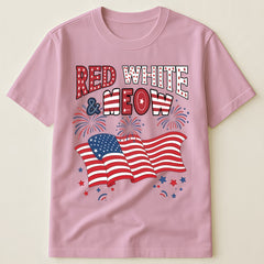 Red White Meow - Personalized Shirt