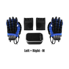 Pair of hand training gloves size M - adaptive air valve system