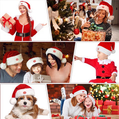 Music Swing Christmas Hat - A fun and playful Christmas knitted hat that sways along with the music, suitable as a party and Christmas joke gift hat