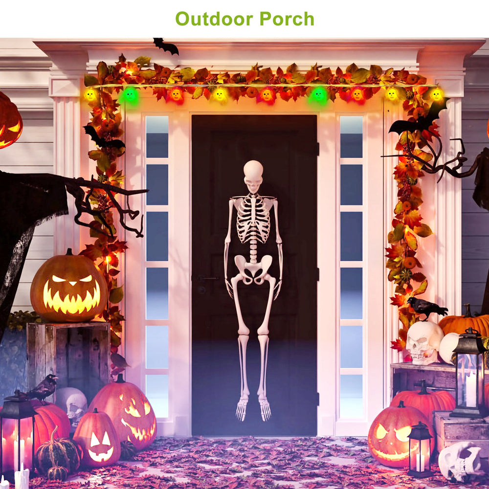 3 set halloween string lights, 50 LEDs on 24 ft - product photo 3 of 10