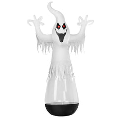 12 ft inflatable half-body clear PVC ghost 12 Ft