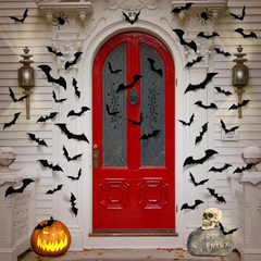 100 piece 3D bat wall stickers - product photo 6 of 6