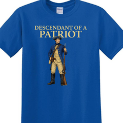 Custom Name Descendant of a Patriot Dark Shirt | Personalized 250 Years USA Sweatshirt | Patriotic Tee