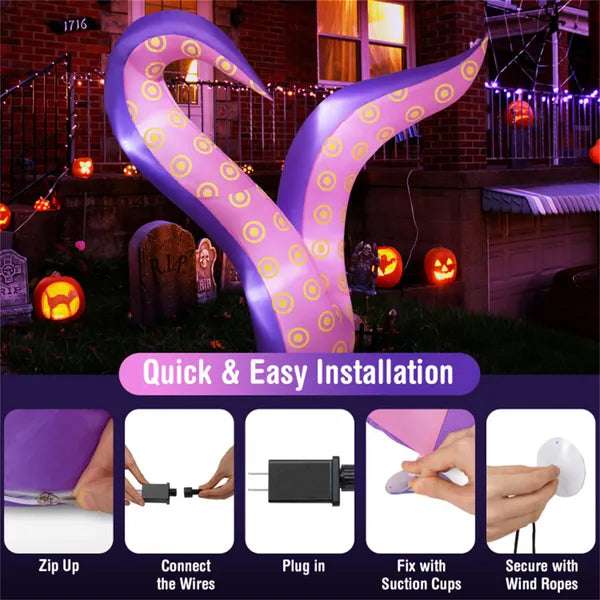 Inflatable octopus tentacles - product photo 5 of 6