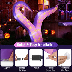Inflatable octopus tentacles - product photo 5 of 6