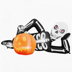 7 ft inflatable lying skeleton - product photo 3 of 6