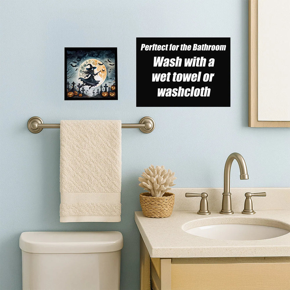 flying witch halloween framed metal print - product photo 4 of 8
