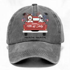 Custom Happy 4th of July Cap