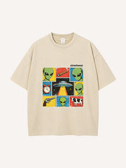 One UFO Four Big Prints Short Sleeve